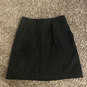 Loft black skirt